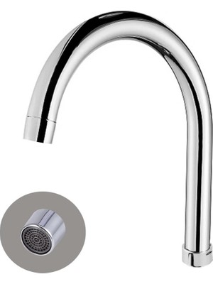 TeknoKapsül Mix Su Tasarruflu Paslanmaz Lavabo Batarya Borusu