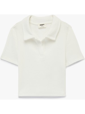 Koton Pamuklu  Kısa Kollu Basic Polo Yaka Tişört