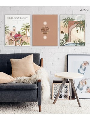 Voba Store 3 Parça Dekortif Mdf Tablo