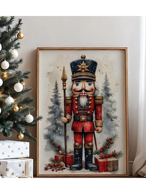 Voba Store Yılbaşı Kurşun Asker Temalı Çerçeve Görünümüne Sahip Mdf Tablo -5