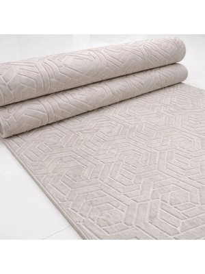 Dinarsu Armoni Kaymaz Taban Kesme Halı Yolluk