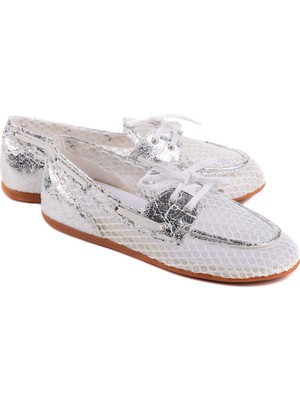 Stato Como File Dokulu Hafif Günlük Bağcıklı Loafer