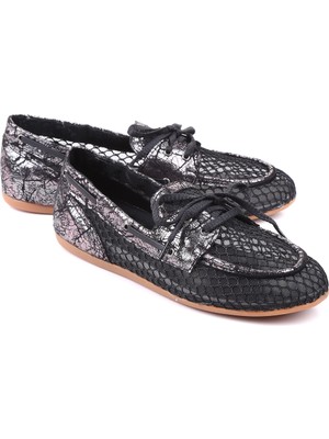 Stato Como File Dokulu Hafif Günlük Bağcıklı Loafer