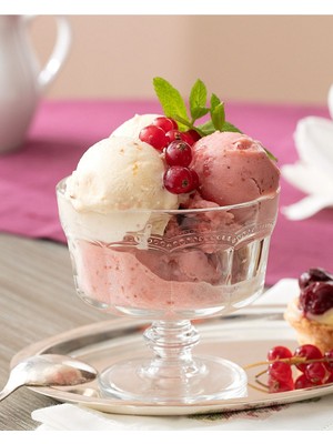 PremiumPort Renkli 4'lü Dondurma Kase Seti, 235 Ml, Şık ve Kullanışlı Tasarım