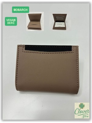 Clover Store Erkek Vegan Deri Monarch Şık ve Spor Cüzdan