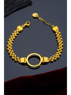 Innuendo Jewelry 925 Ayar Gümüş Boncuklu Çeyrekli Bileklik
