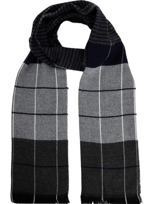 Tudors Çok Renkli Erkek Kışlık Atkı Düz Desenli Standart Beden ile Soğuk Havalara Uygun