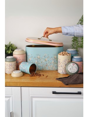 PremiumPort Oval Ekmek Kutusu 7'li Set, Şık ve Kullanışlı Mutfak Saklama Çözümü