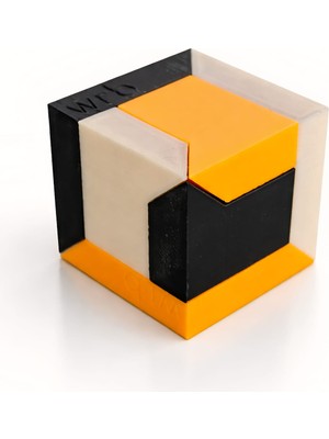 Formzen 3D Yazıcı Pla Puzzle Küp – Zeka Oyunu | Modüler Geometrik Tasarım | Dekoratif ve Eğitici Ürün