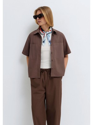 Mavi Kahverengi Gömlek 1211537-87537