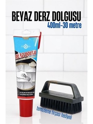 İlkyaz Fashion Turk Beyaz Derz Dolgu Macunu Fayans Derz Dolgu Macunu 30 Metre ILKYZHB-RS3455