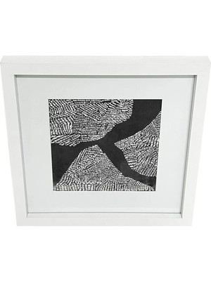 GoodHome Fotoğraf Çerçevesı Beyaz 40X40 cm