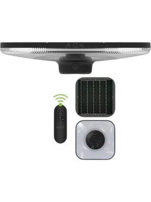 Ack AT42-29001 25W IP54 Solar LED Bahçe Armatürü