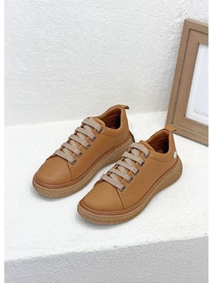 Mammamia Kadın Yumuşak Hakiki Deri Ortopedik Spor Tarz Mevsimlik Ayakkabı M27YA/7750