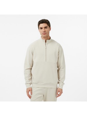 Nautica Erkek Bej Regular Fit Sweatshirt