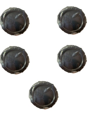 Omeyva Kullan At Parti Davet Sunum Servis Plastik Sert Mika Tabak - 26 Cm. - Siyah - 6 Adetlik 5 Paket