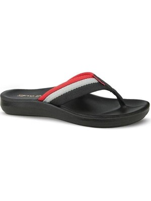 Ceyo 6100-27 Sıyah Parmak Arası Unisex Terlik