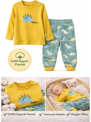 Motherlove % 100 Organik Pamuklu Pijama Takımı