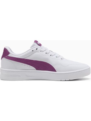 Puma Court Lally Kadın Spor Ayakkabı Beyaz Sentetik Üst Kısım Kauçuk Dış Taban 38 Numaralı