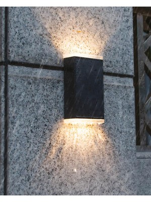 Ack AG60-19801 IP54 Çift Yönlü Solar LED Bahçe Duvar Apliği