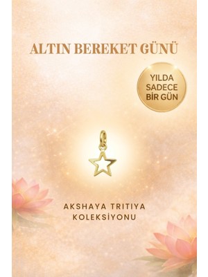 Yavuz Kuyumculuk 14 Ayar Altın Star Kolye Ucu