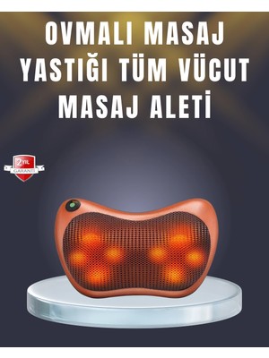 Eco Port Çok Fonksiyonlu Boyun Bel Sırt Masaj Yastığı Araç Içi Uyumlu