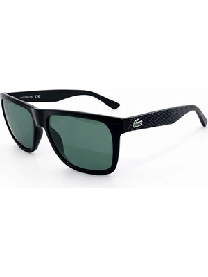 Lacoste L 732S 005 56 Erkek Dikdörtgen Siyah Kemik Güneş Gözlüğü