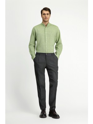 Kiğılı 7 Drop Super Slim Fit Eksra Dar Kesim Beli Lastikli Likralı Klasik Kumaş Pantolon