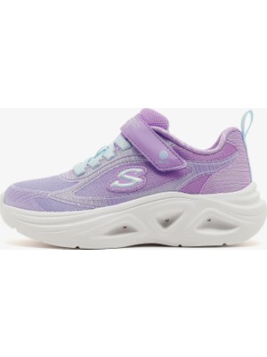 Skechers Sola Glow 2.0 Büyük Kız Çocuk Lavanta/açik Mavi Işıklı Spor Ayakkabı 303729L Lvaq