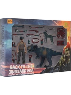 TeknoKapsül Kadin Fi̇gürlü Di̇nozor Set-Mega