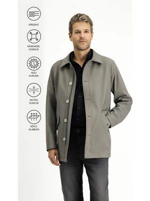 Kiğılı Techno-Line Likralı Pardösü & Trençkot