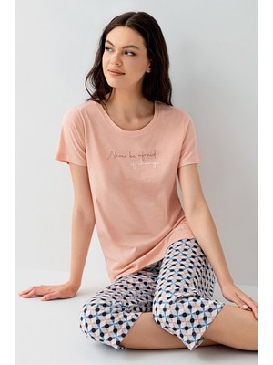 Arnetta 3556 Kadın Kapri Pijama Takım