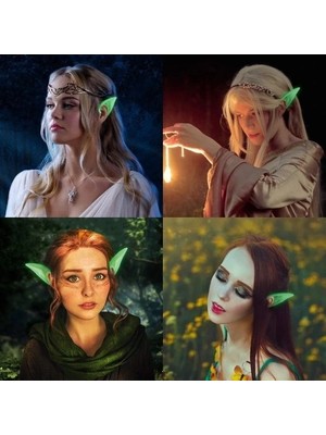 Gültekin Karanlıkta Yanan Fosforlu Lateks Elf Kulağı - 1 Çift