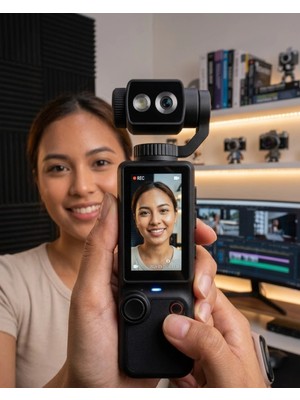 TeknoKapsül Kompakt 4K Vlog Kamera 2.0 IPS Ekran Otomatik Odaklama Stereo Ses Kayıtlı