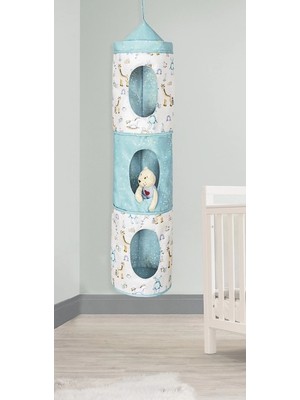 Gültekin Baby 3 Gözlü Kullanışlı Düzenleyici Çok Amaçlı Organizer Kutu (Yeşil)