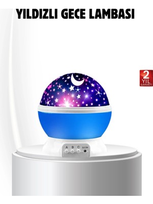 Gültekin LED Gece Lambası 6 Renk Seçenekli Yumuşak Işıklı Uyku Yardımcı Lamba