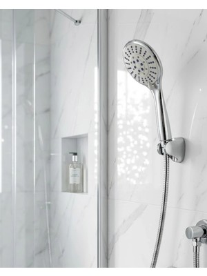 Gültekin Çok Fonksiyonlu El Duşu ve Duş Hortumu Seti Mafsallı Tutacak Dayanıklı Hortum