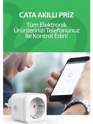 CATA CT-4010 Akıllı Wifi Priz Uzaktan Kontrol