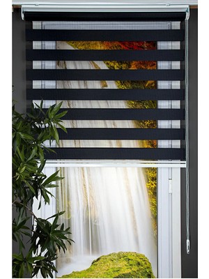 Koçtaş Basic Zebra Stor Perde Siyah