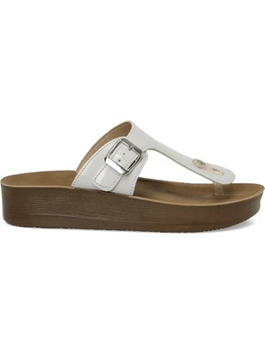 Polaris 409049.Z Beyaz Kadın Terlik