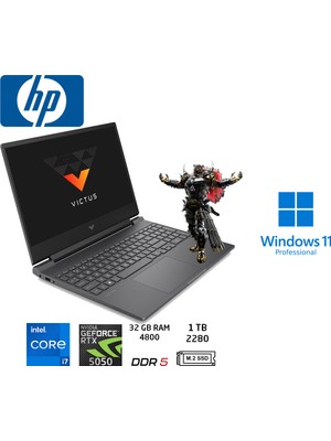 Hp victus Intel Core I7-13620H 32GB 1tb SSD 8gb RTX5050 W11 Pro 144Hz 15.6" Fhd Duddi