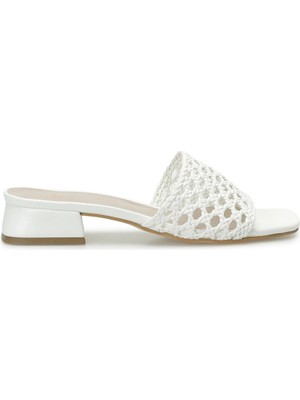 Butigo 26S-880 Beyaz Kadın Terlik