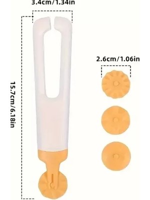4 Başlıklı Hamur Kesici Midastech