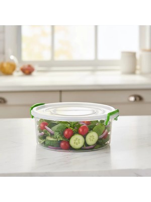 Yuvarlak Saklama Kutusu 4 Litre Midastech