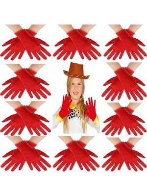 Gültekin Kırmızı Bando Eldiveni Seti 10 Çift (20 Adet)