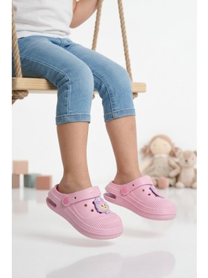 Walkway Pembe Eva Hafif Esnek Kız Çocuk Sabo Terlik 2316 B-P