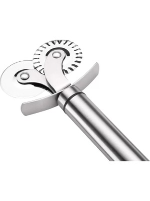 Çift Başlıklı Pizza Hamur Bıçağı Midastech