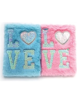 Gültekin Love Tasarımlı Peluş Hatıra Defteri