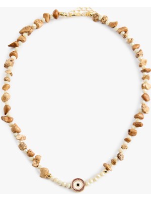 Koton Boncuklu Kolye