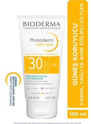 Photoderm AKN Mat Sivilce Karşıtı Güneş Kremi Yağlı Akne Eğilimli Ciltler Matlaştırıcı Etki 150 ml